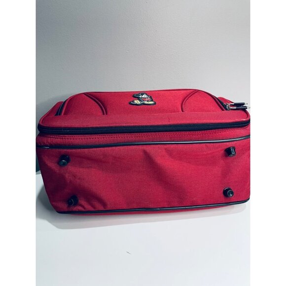 Disney Mickey Mouse Red Crossbody Messenger Weekender Laptop Bag - Picture 6 of 6